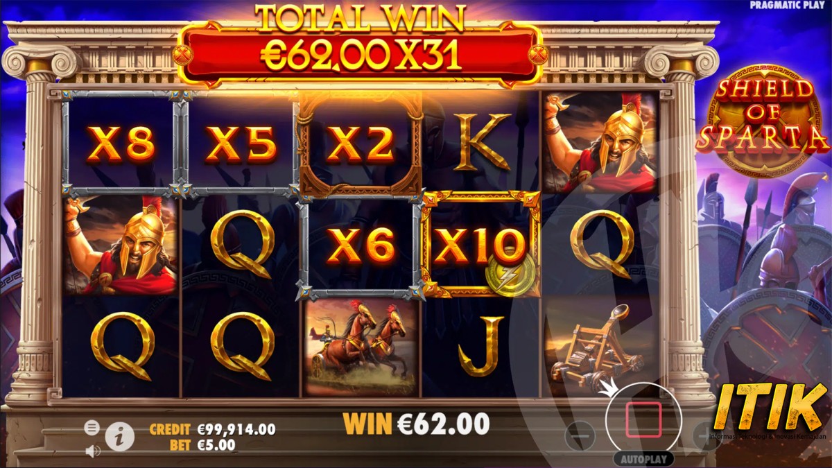 Slot Shield of Sparta: Slot dengan Wild yang Menghasilkan Jackpot