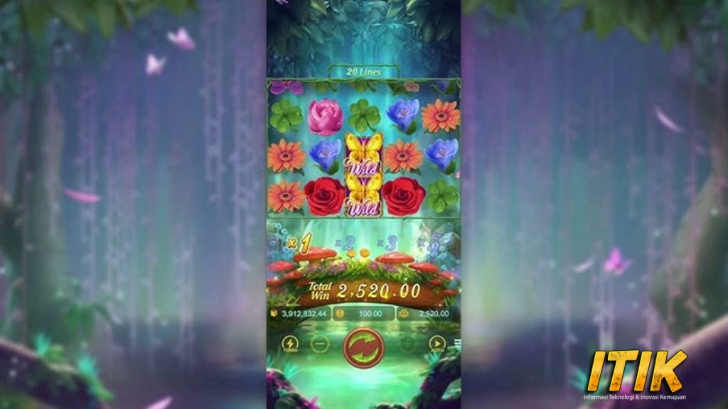 Butterfly Blossom Terbang Menuju Keberuntungan di Taman Bunga