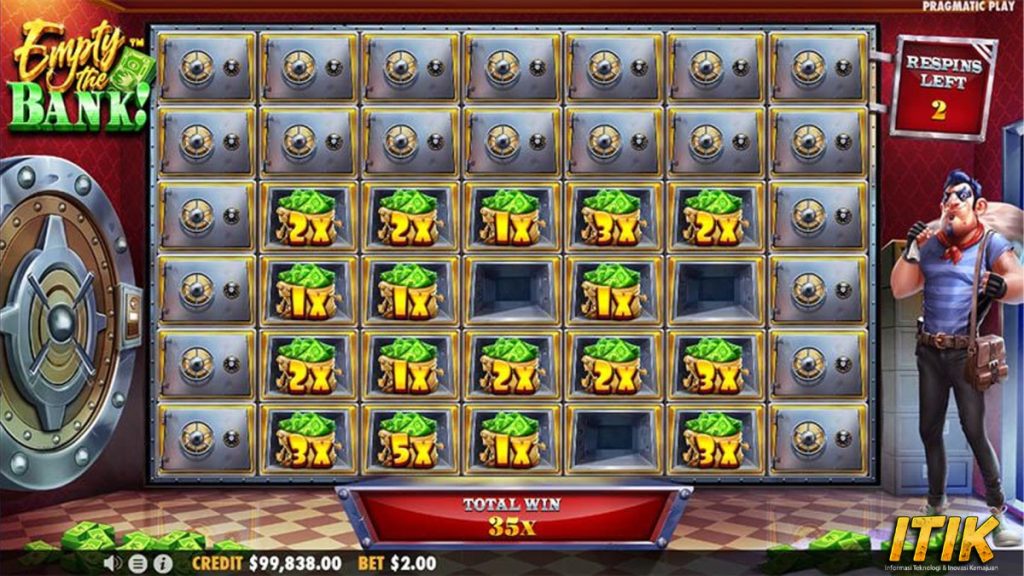 Menjadi Raja Perampok: Mainkan di Slot Gacor Empty the Bank!