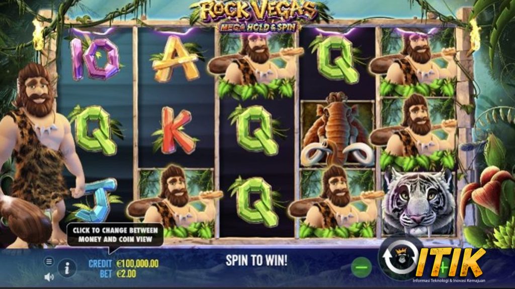 Rock Vegas Permainan Slot Cuan di Situs Bandar Online Indonesia