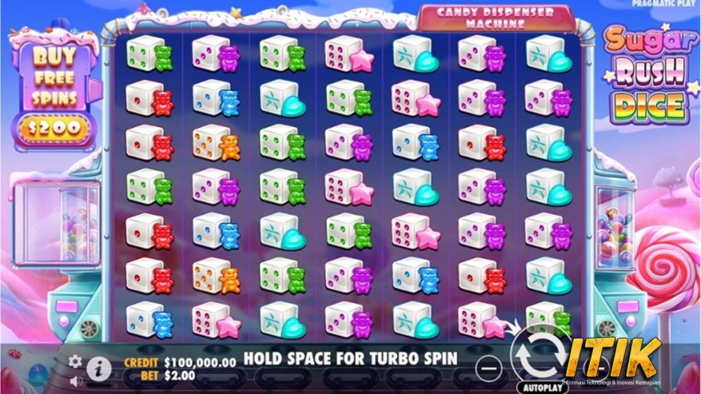 Sugar Rush Dice: Slot Bikin Harimu Penuh Keberuntungan Manis!