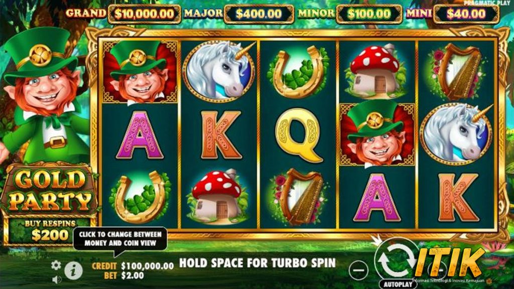 Ribet? Skip! Deposit QRIS Langsung Joget Pesta Slot Gold Party!