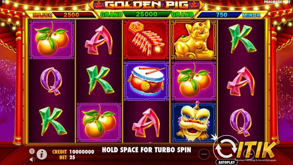 Jangan Remehkan Si Golden Pig! Buktikan di Slot Online 2025!