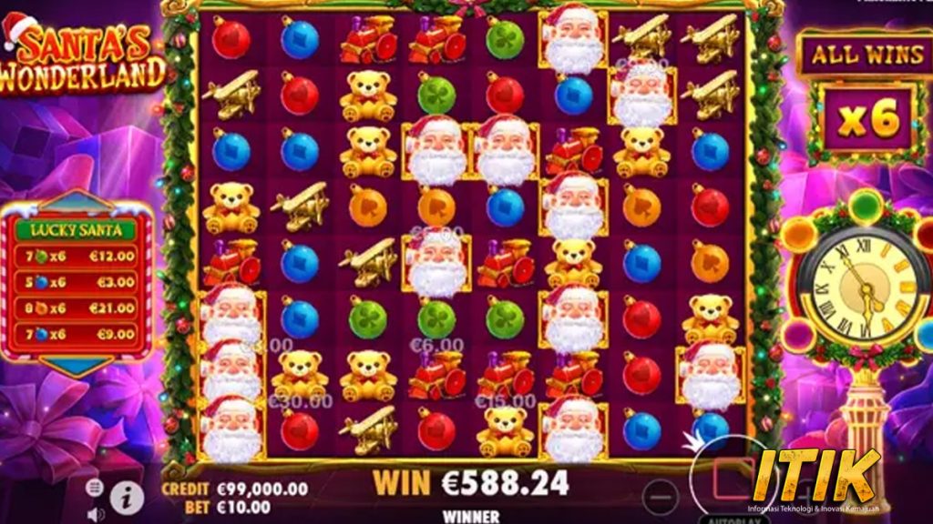Nikmati Santa's Wonderland PRAGMATIC PLAY di Situs Slot Ini!