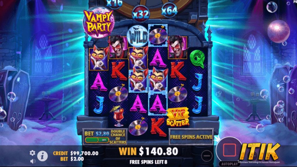 Slot Pulsa Terpercaya Vampy Party Bikin Merinding!