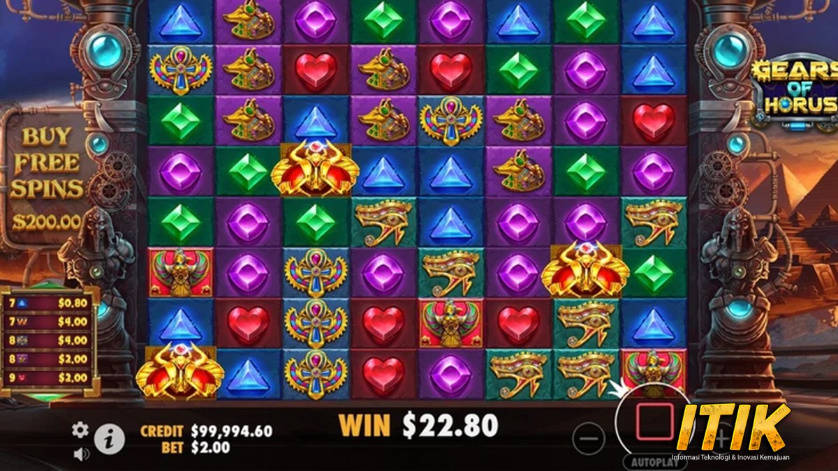 Gears of Horus Slot Online Menuju Bertarung 2vs1!