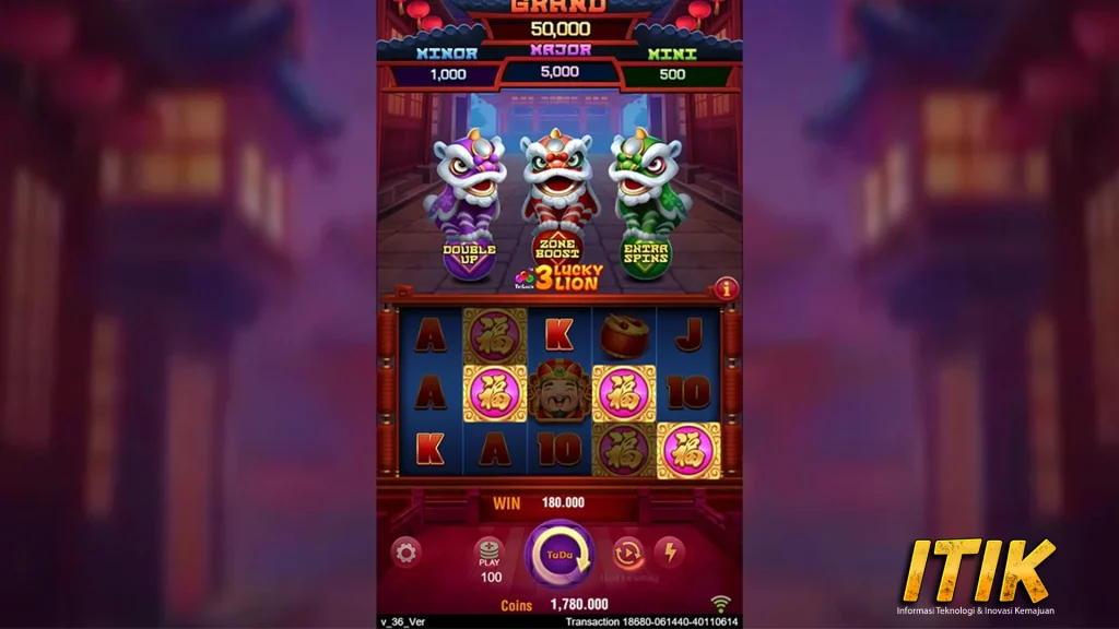 3 Lucky Lion Ternyata Sesimpel Baru Ini