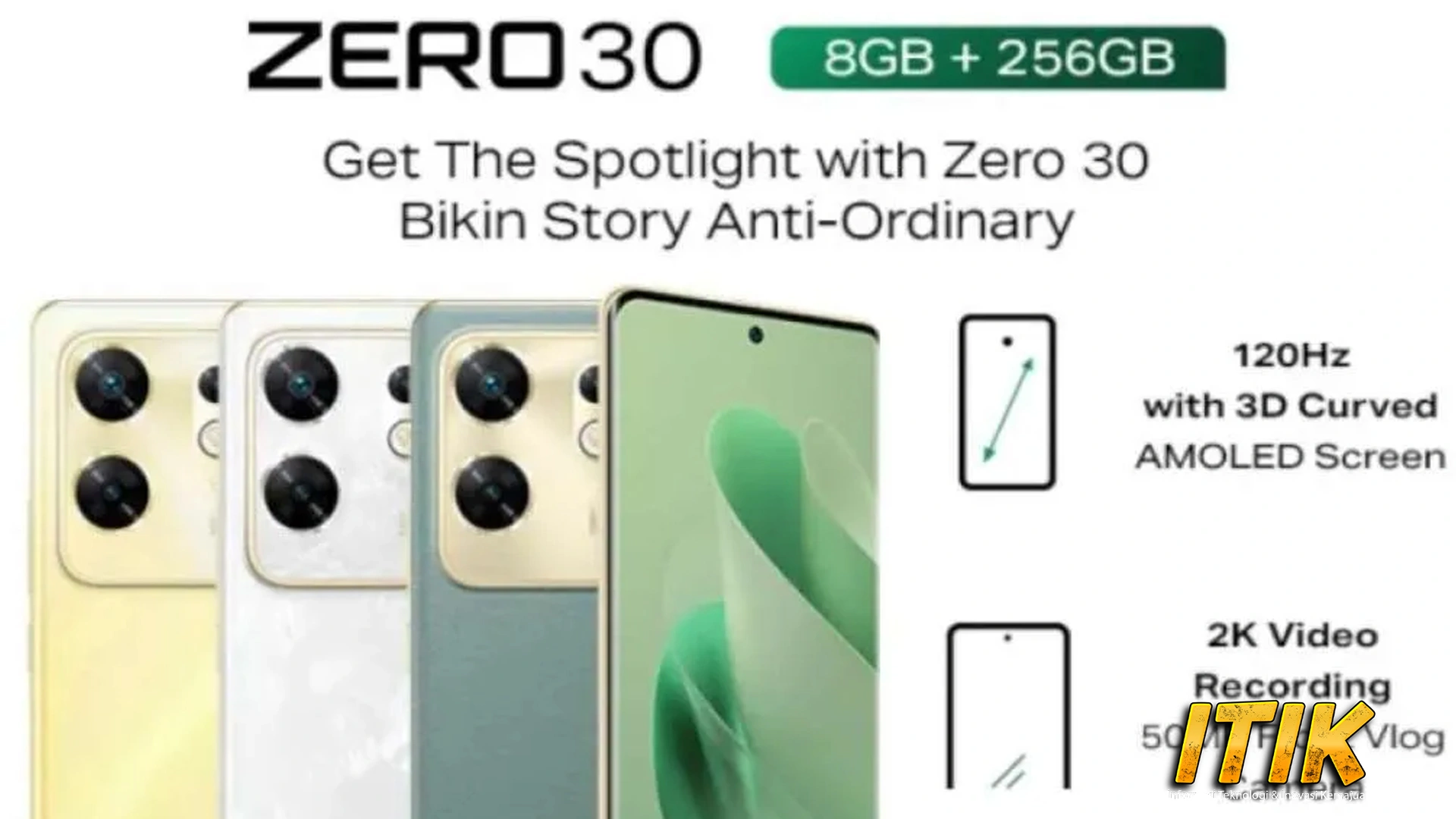 Infinix Zero 30 4G: Desain Kece, Fitur Lengkap!
